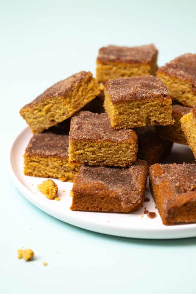 Brown Butter Snickerdoodle Blondies, your new favorite recipe