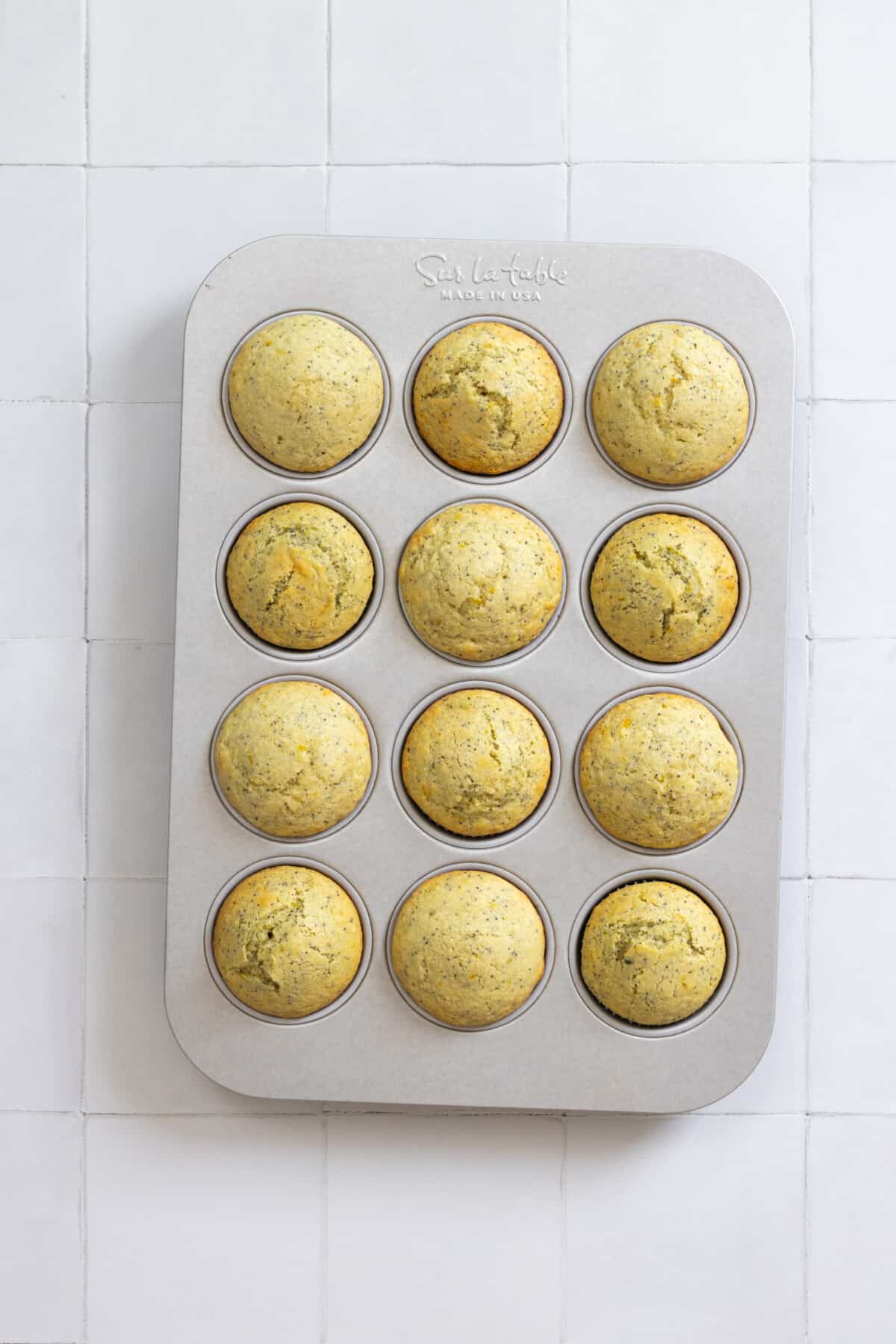 baked Blood Orange Poppy Seed Muffins