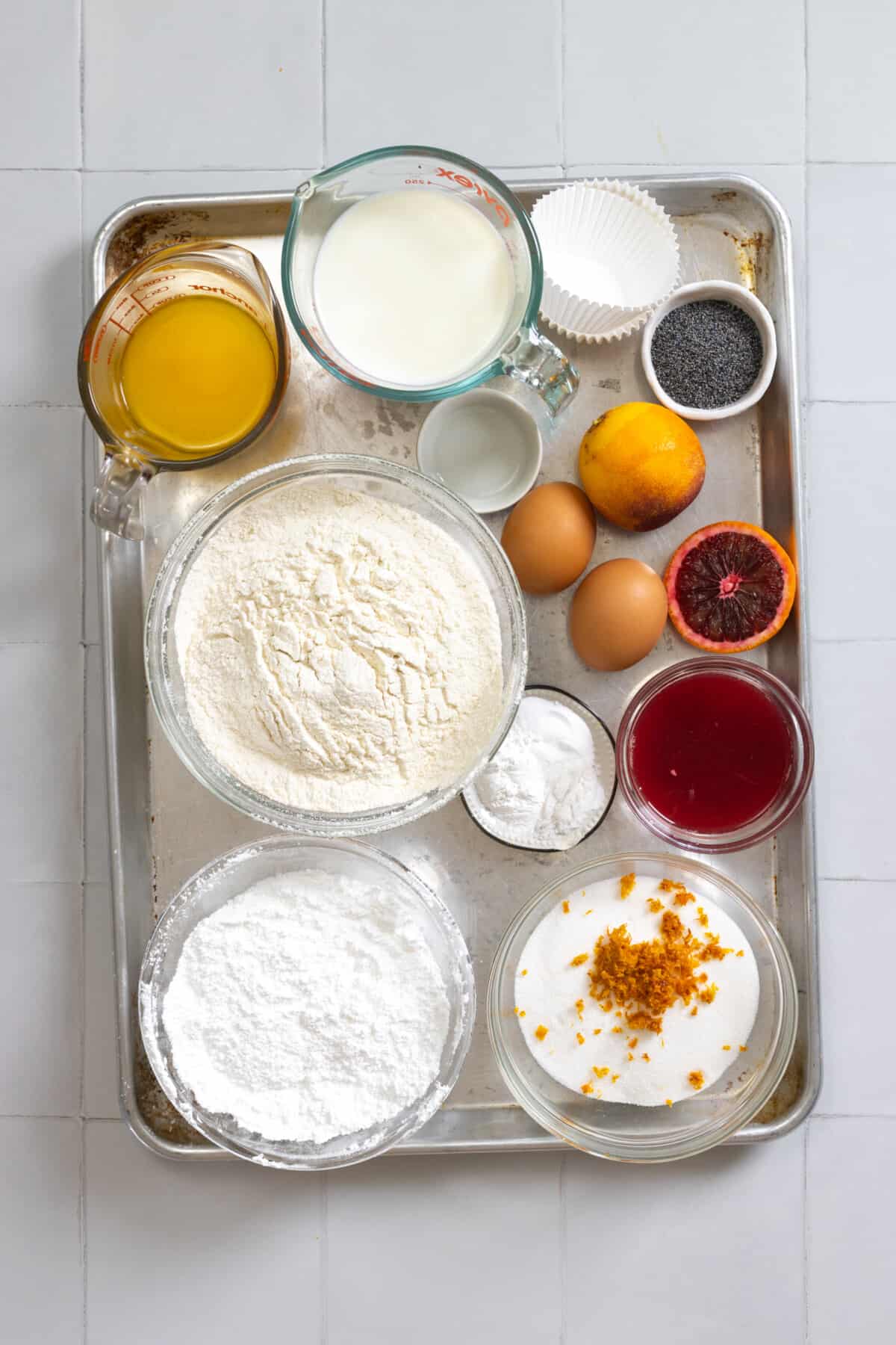 Blood Orange Poppy Seed Muffin ingredients