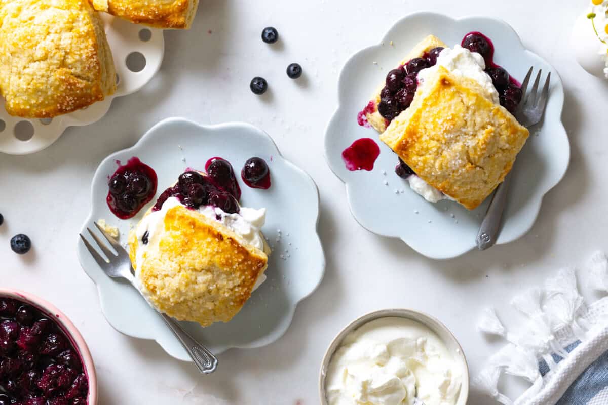 Blueberry Shortcakes