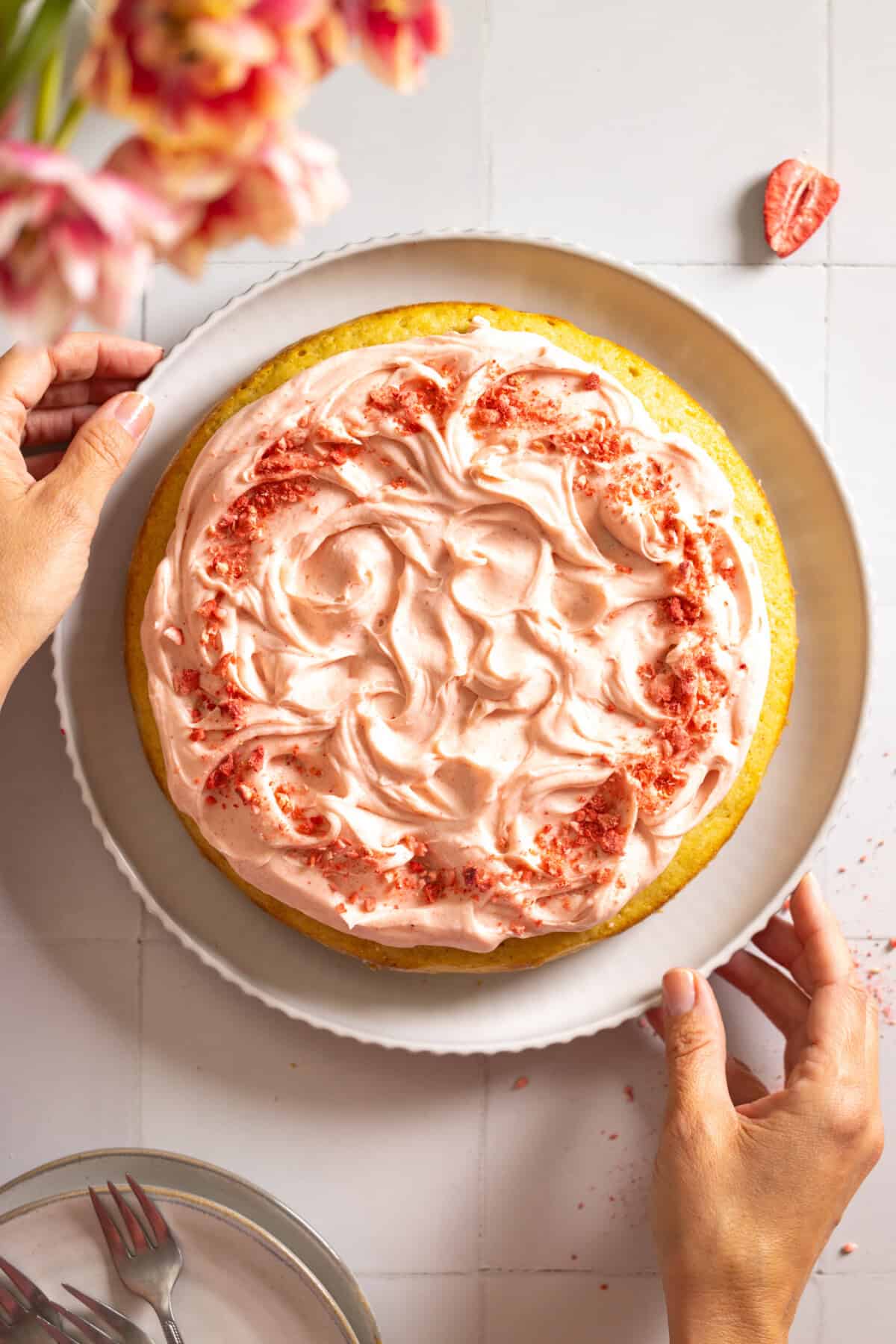 Big Pink Cookie Cake