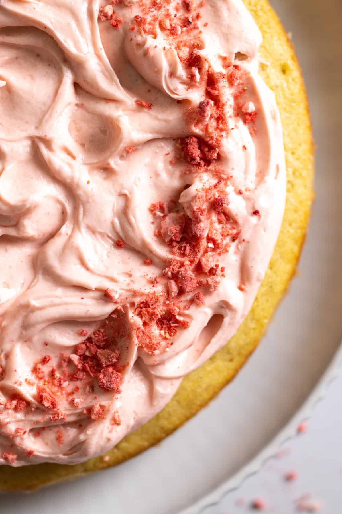 Big Pink Cookie Cake close up