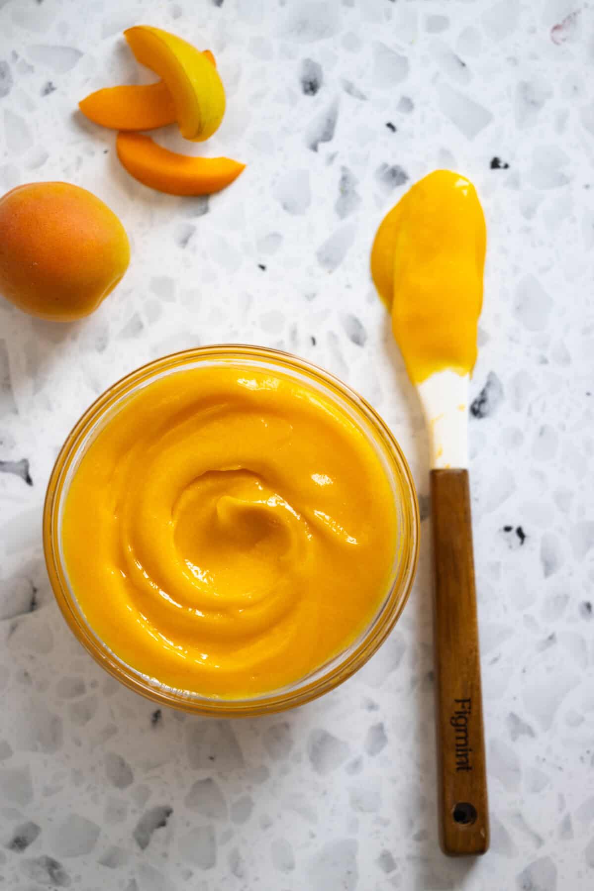 Apricot Curd for Pavlova with Apricot Curd and Blueberries
