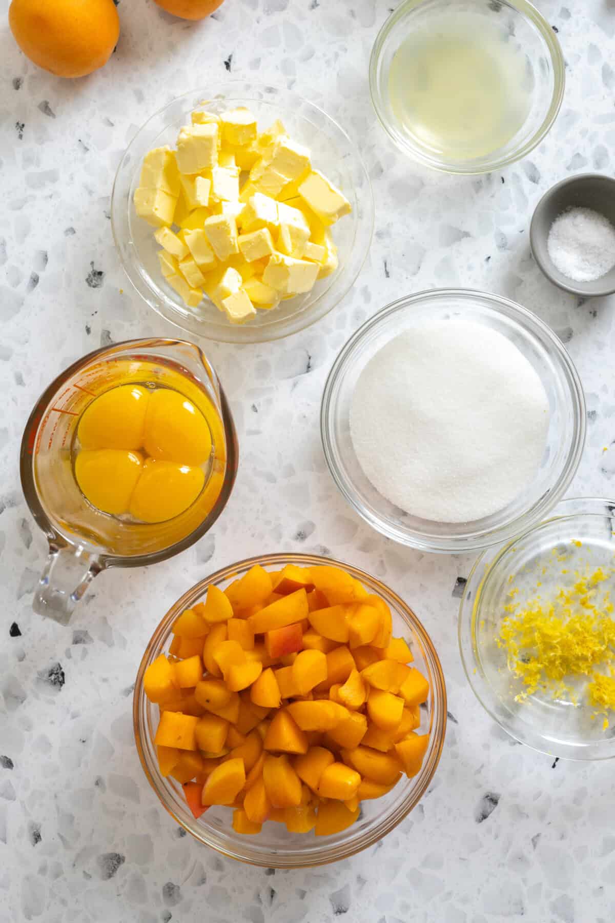 ingredients for Apricot Curd