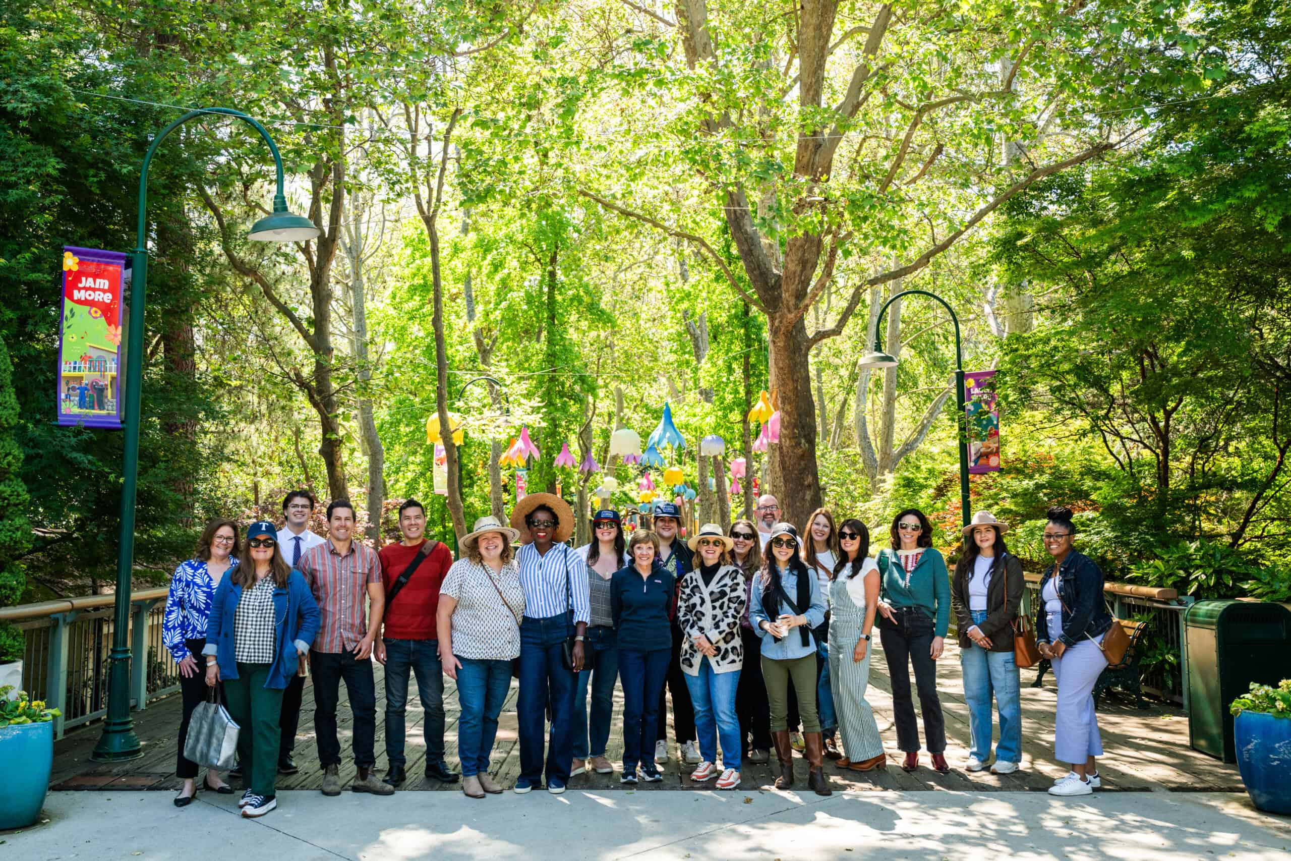 CA Grown agri-tour crew at Gilroy Gardens