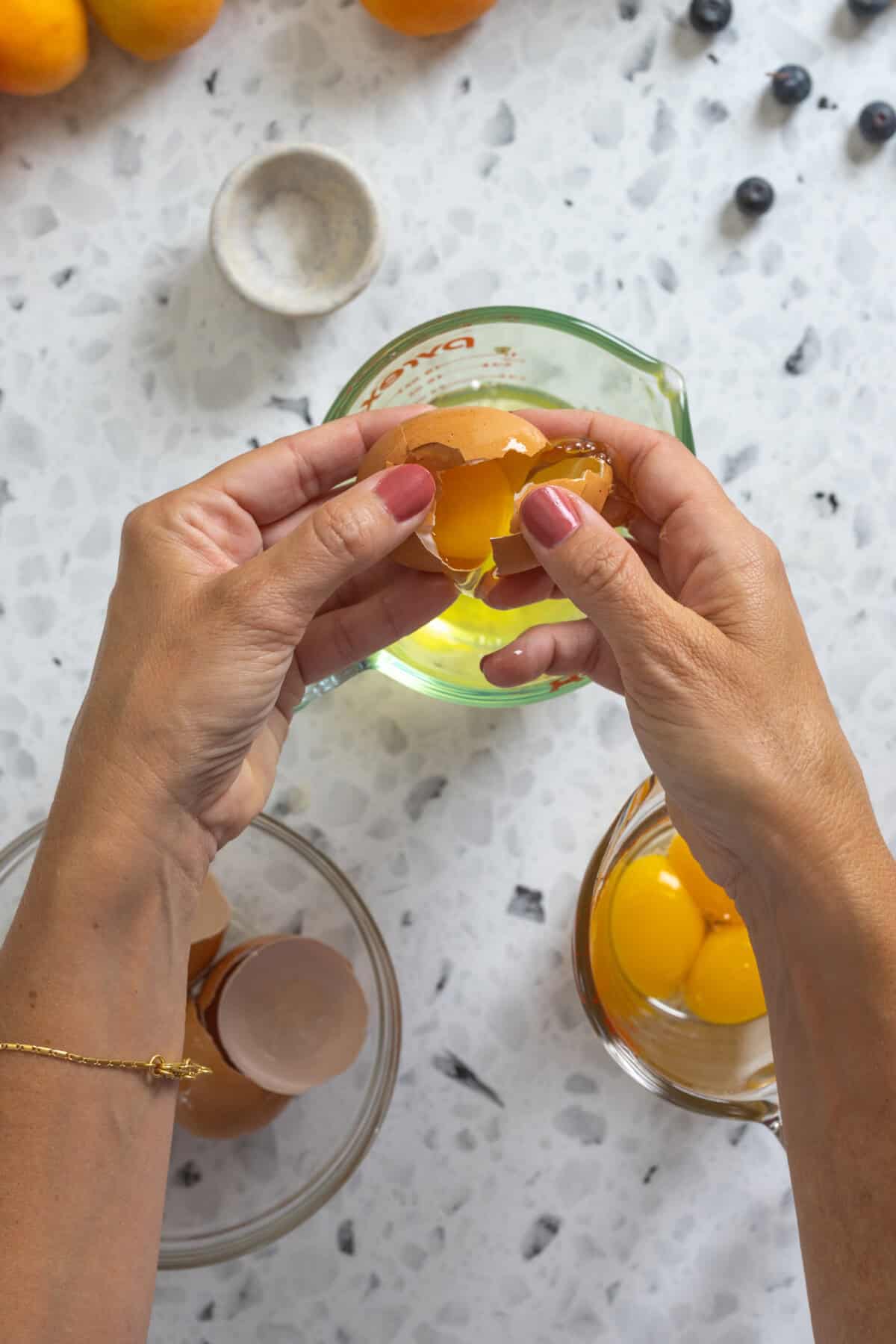separating egg whites