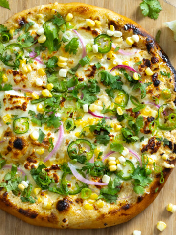 Elote inspired Pizza by Baking The Goods