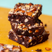 Mocha Almond Fudge Brownies by Baking The Goods