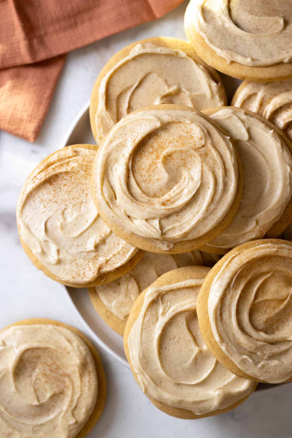 Big Maple Cream Cheese Frosted Cookies from Baking The Goods