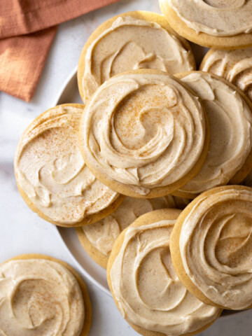 Big Maple Cream Cheese Frosted Cookies from Baking The Goods