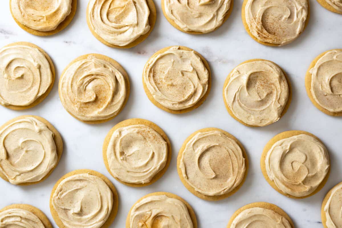 Big Maple Cream Cheese Frosted Cookies