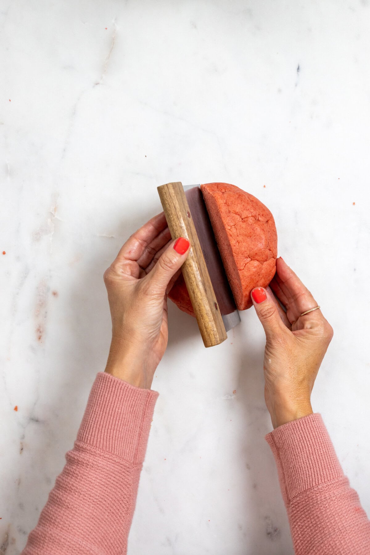 Divide Strawberry Cookie Dough