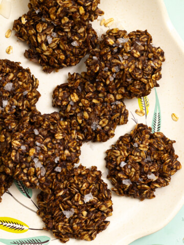 Healthier No Bake Cookies by Baking The Goods