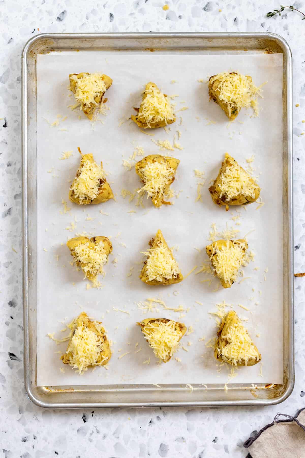 Pre-baked French Onion Scones
