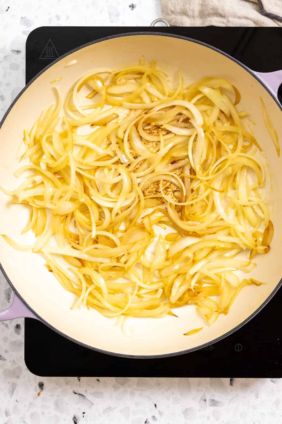 caramelizing onions