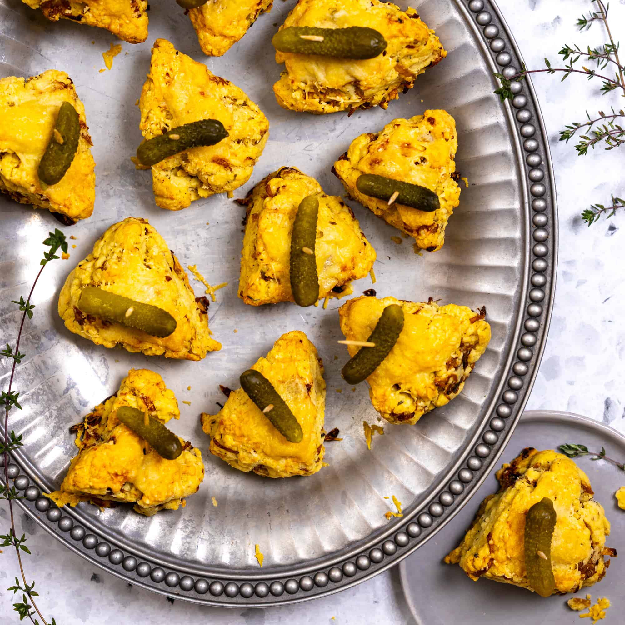 French Onion Scones by Baking The Goods