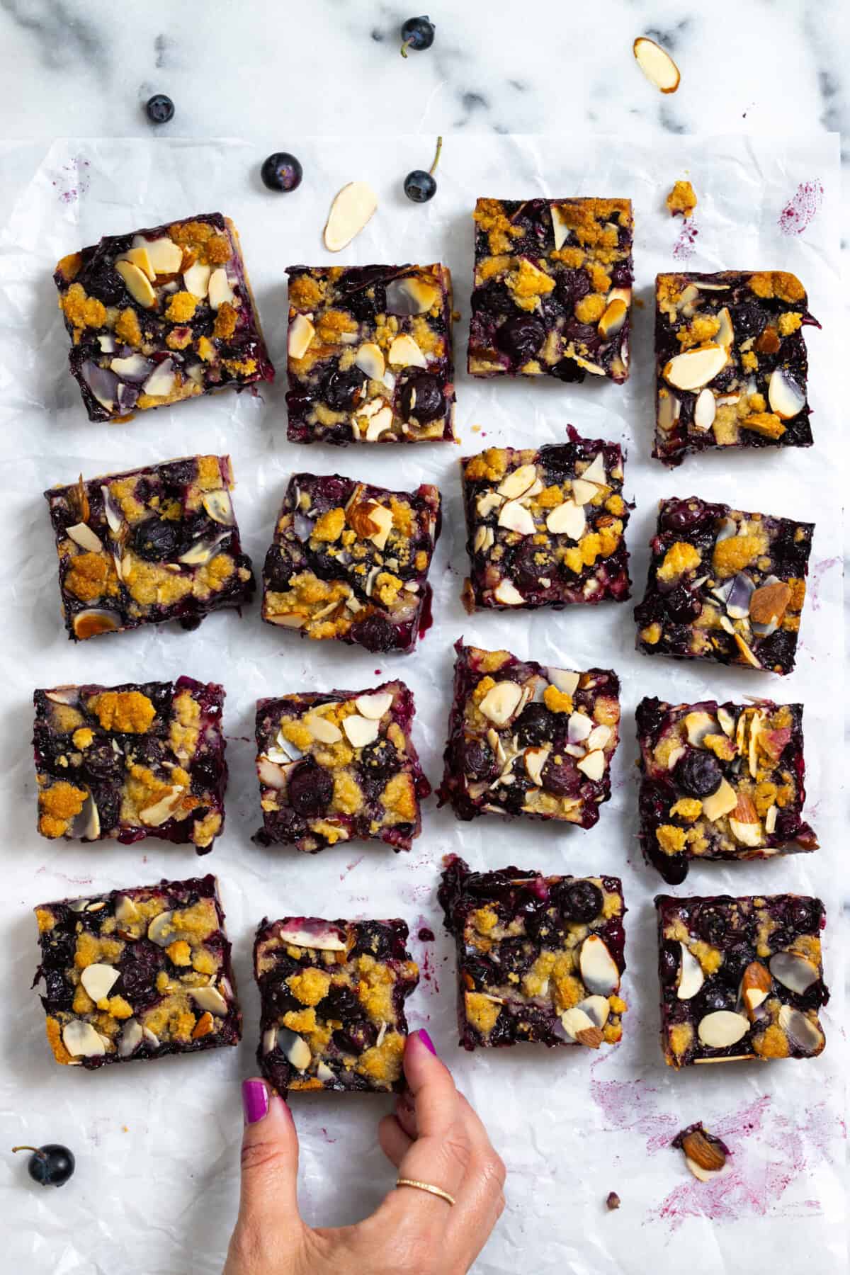 Snag a Blueberry Almond Crumble Bar