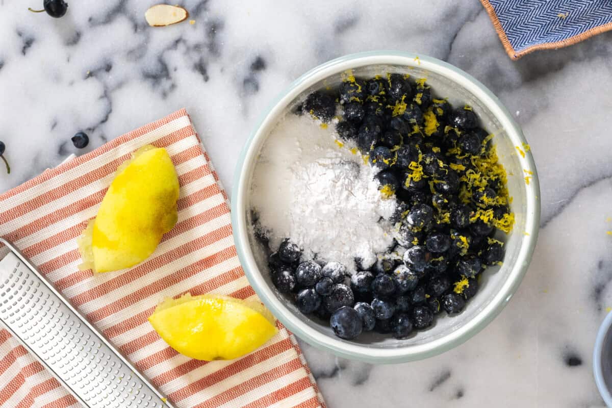Blueberry Lemon Filling ingredients