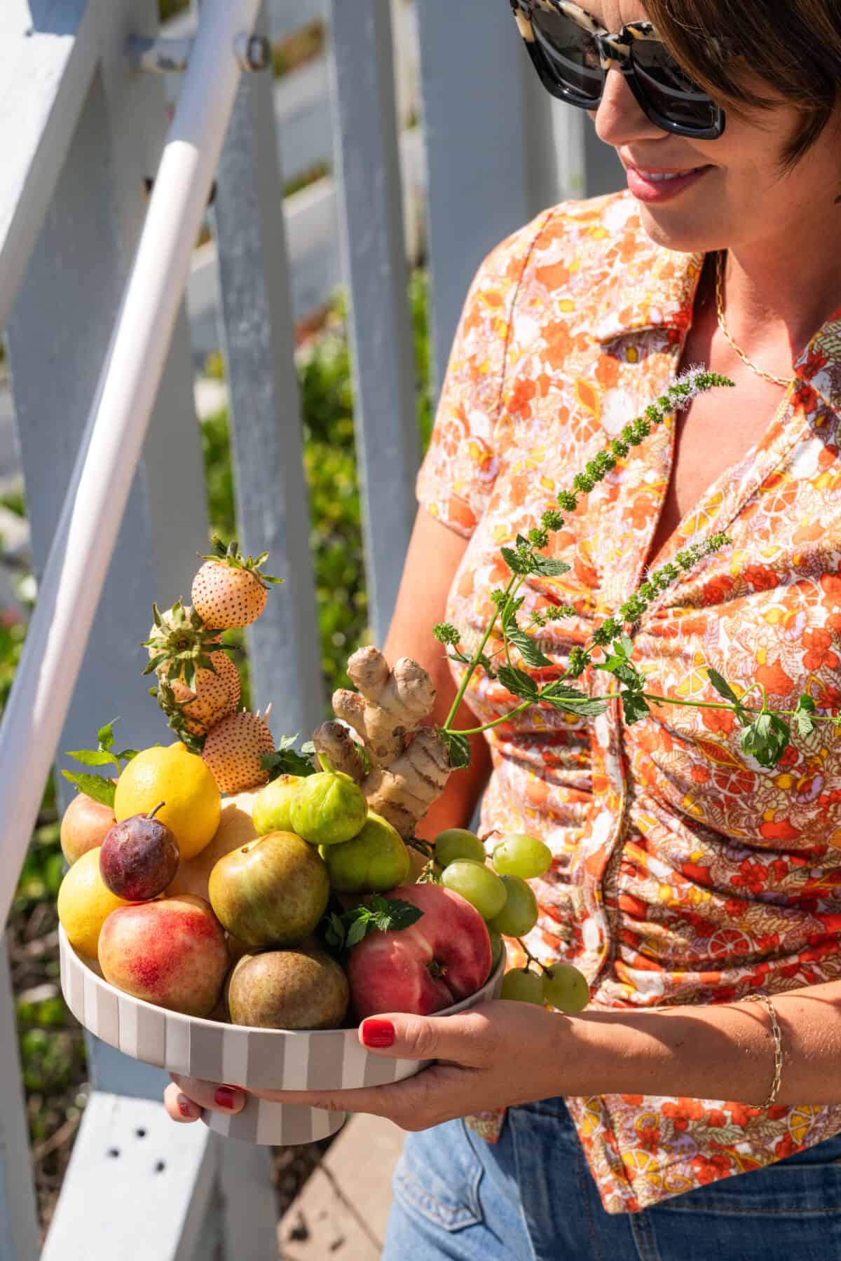 Edible Centerpiece by Becky Sue Wilberding of Baking The Goods for California Grown