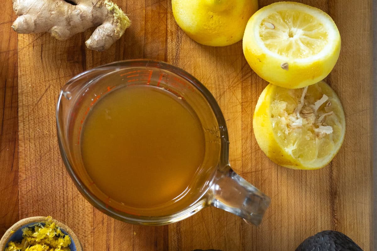 honey and lemon juice