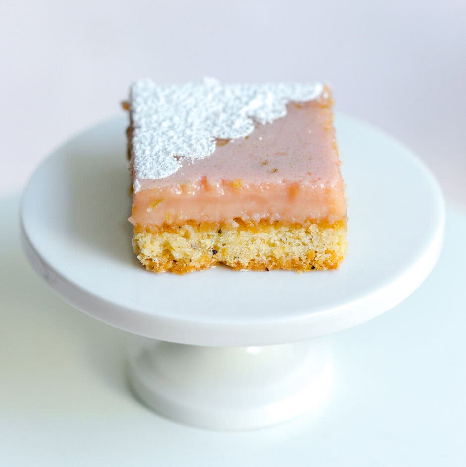 Hibiscus Margarita Bars with Coconut Crust recipe by Baking The Goods