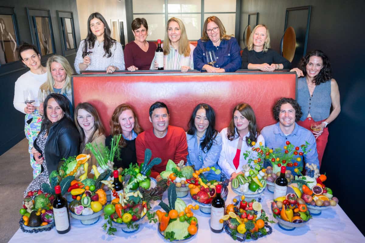 CA Grown crew posing with Edible Centerpieces