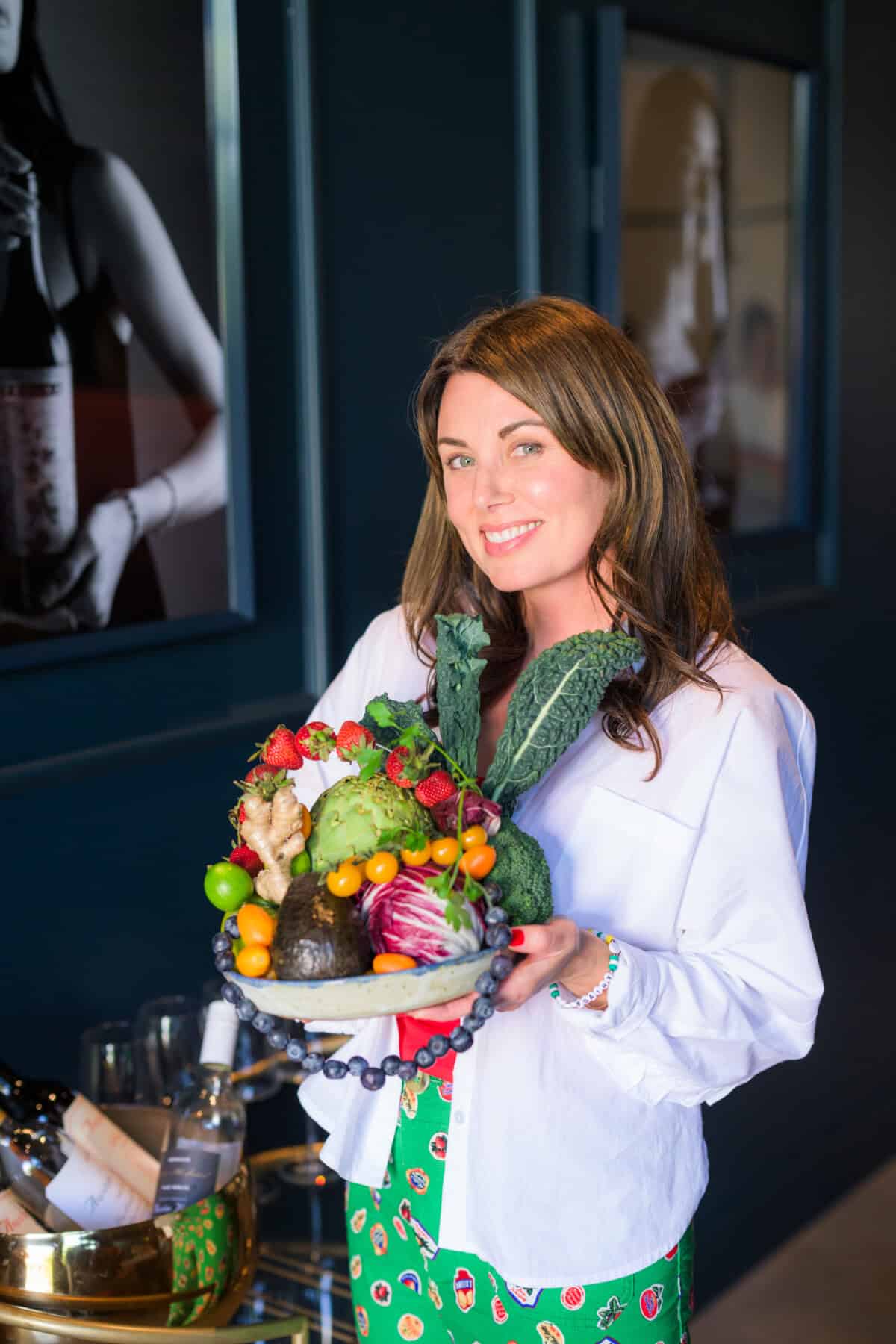 Becky Sue with Edible Centerpiece