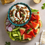 Chili Oil Cottage Cheese Dip by Baking The Goods