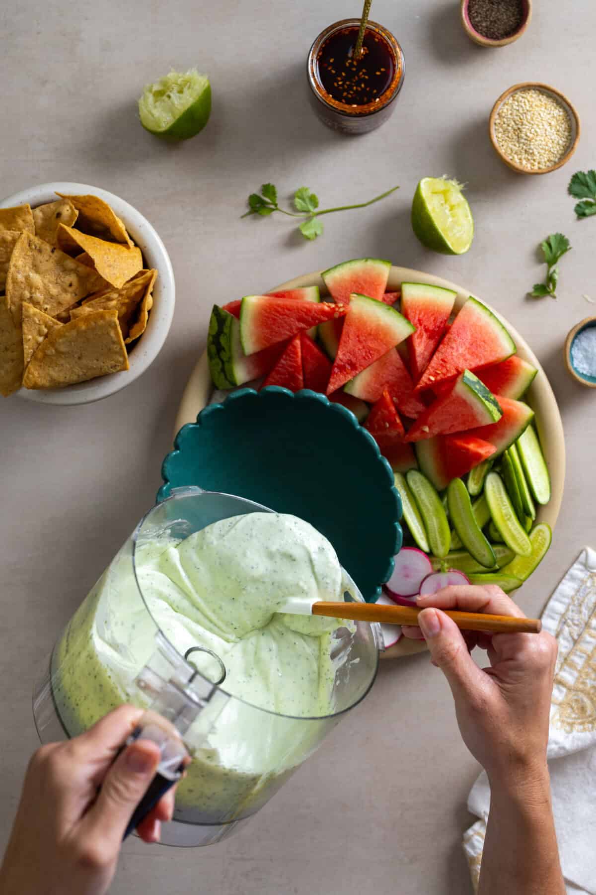 Smooth and creamy Cottage Cheese Dip