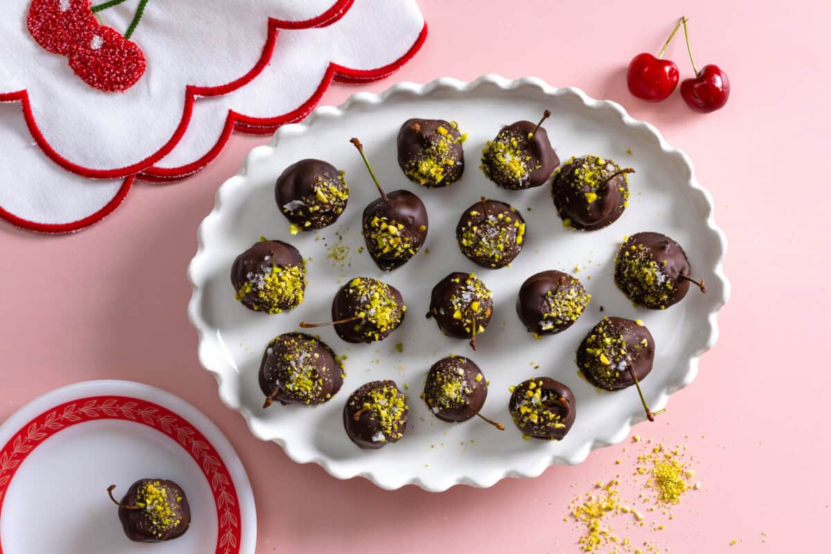 Chocolate Prune Cherry Bombs