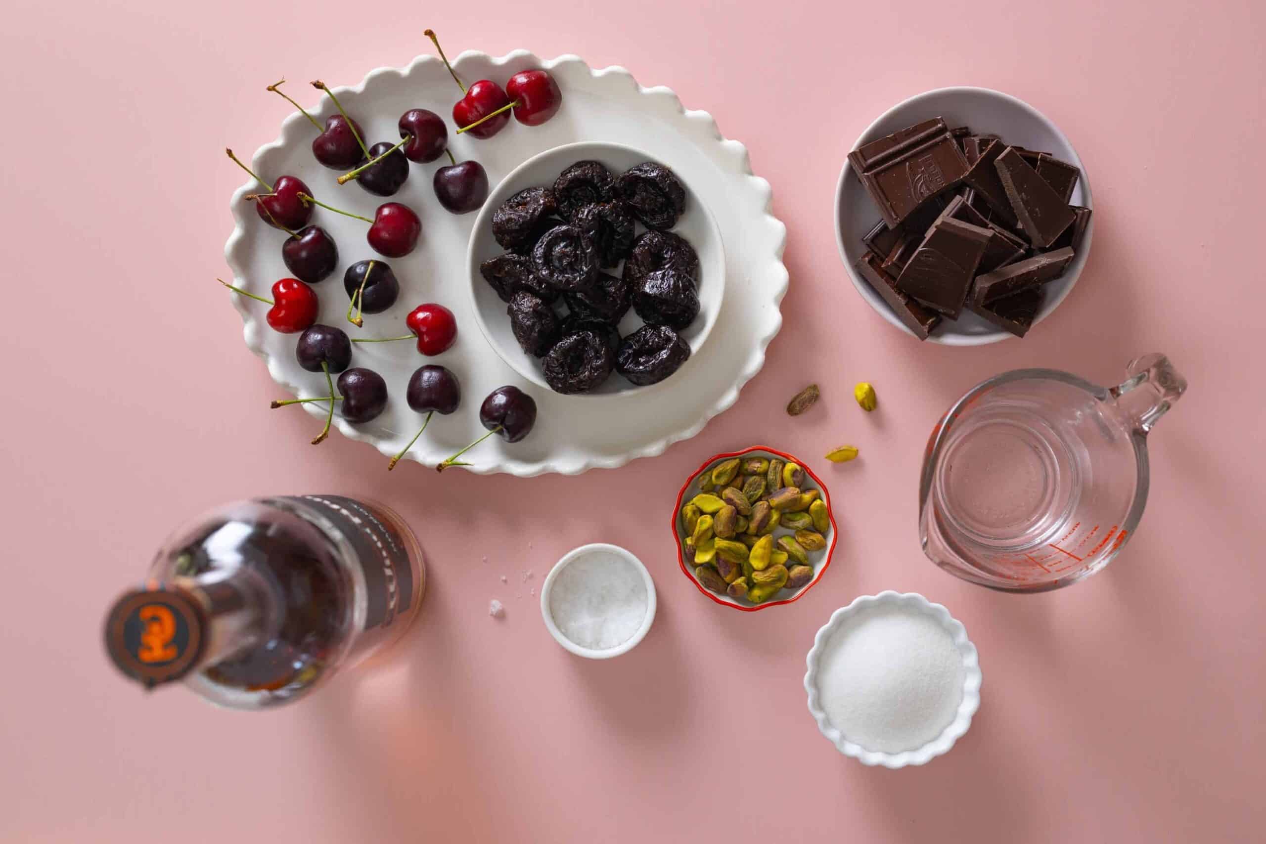 Chocolate Prune Cherry Bomb ingredients