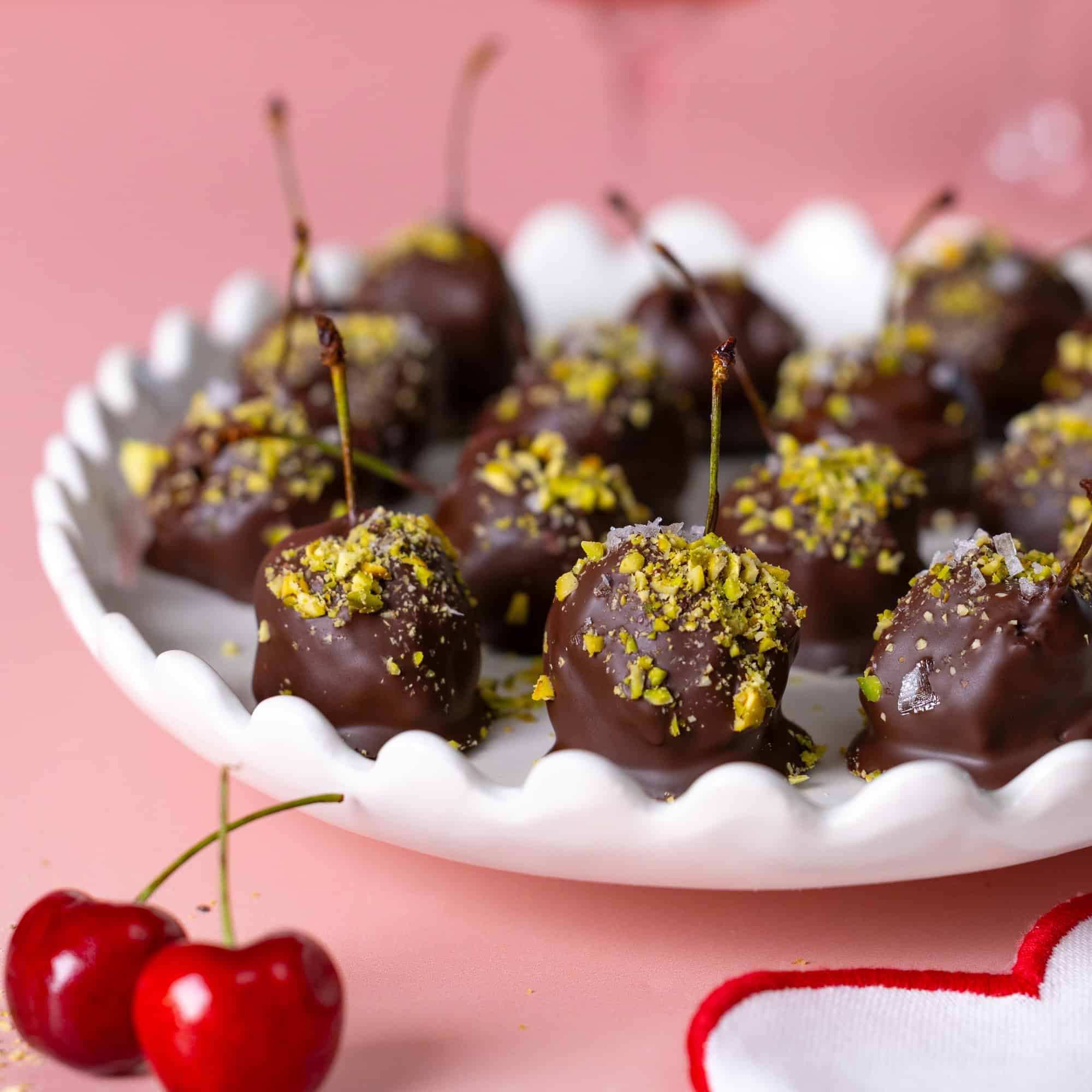 Chocolate Prune Cherry Bombs by Baking The Goods