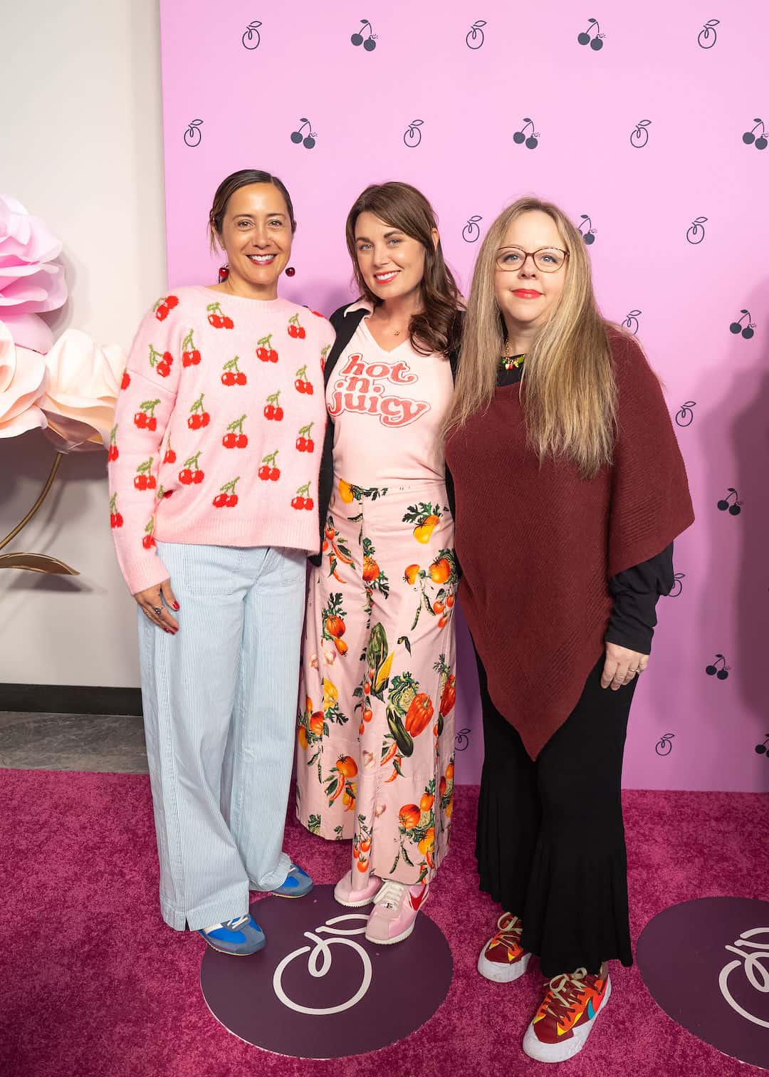 Jubilee NYC 2025 Cherry Bombe x California Prunes Pink Carpet