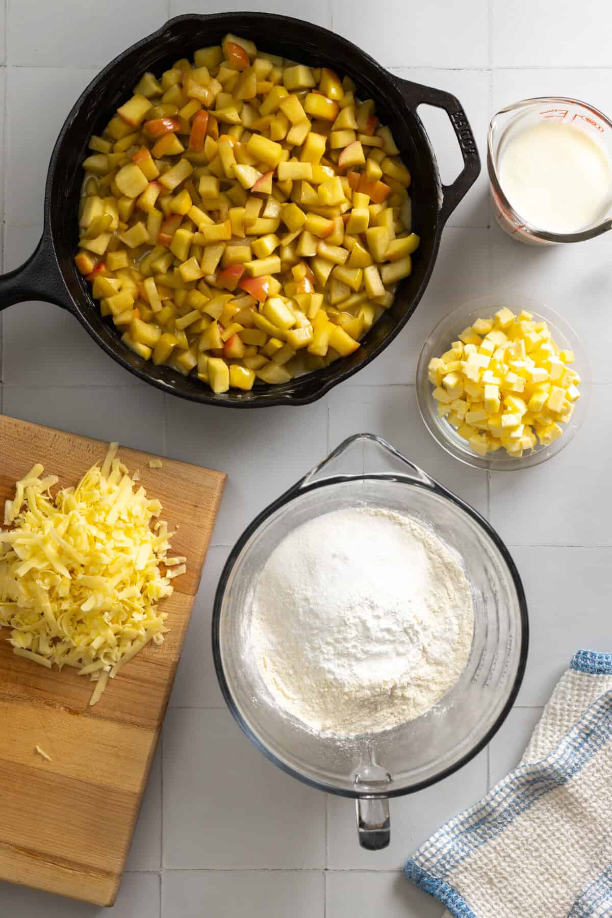 Whisking dry ingredients