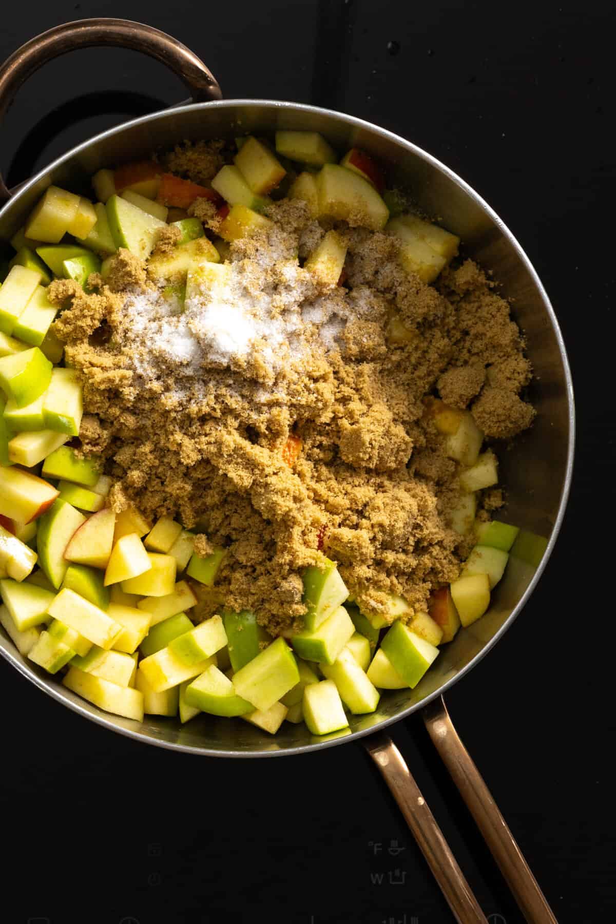 making apple cobbler