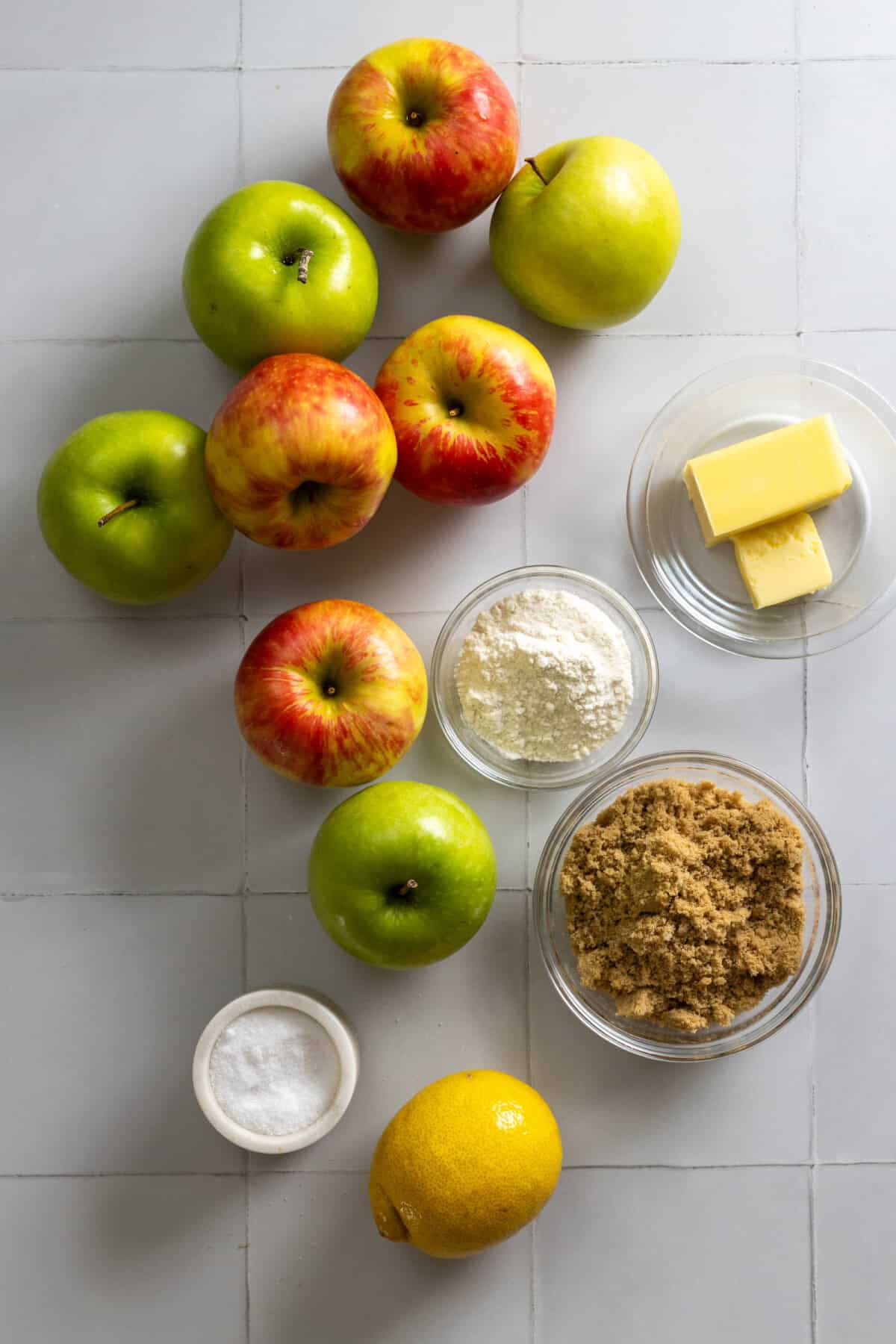 Apple filling ingredients for cobbler