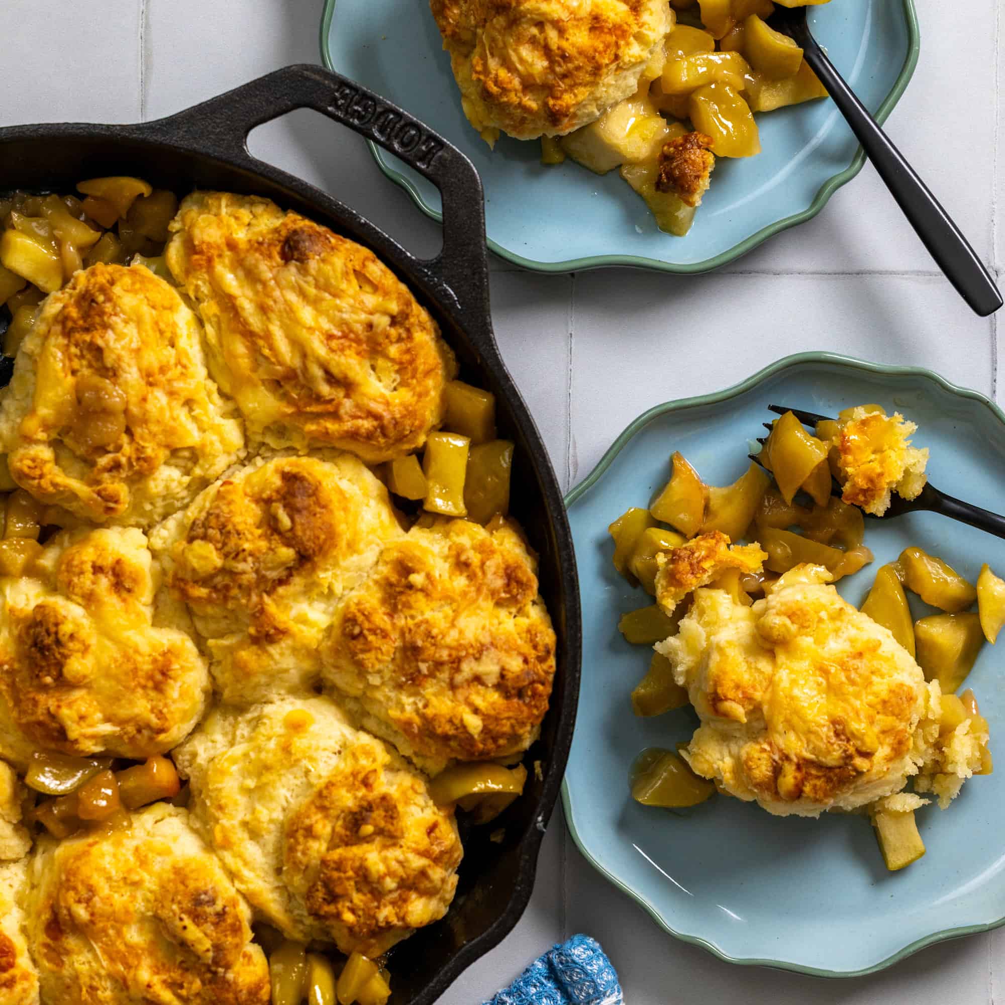 Apple Cheddar Cobbler by Baking The Goods