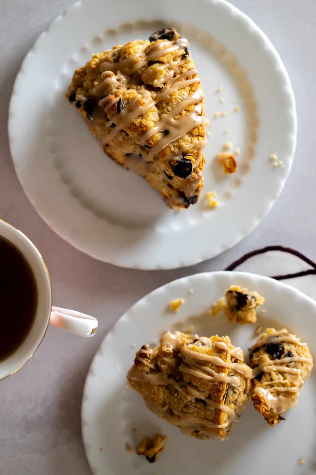 Maple Pecan Scones with Prunes