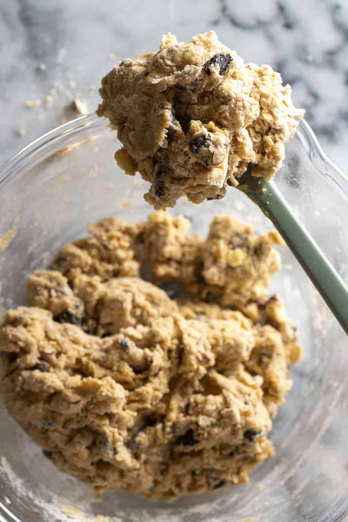 Maple Pecan Prune Scones dough