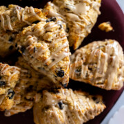 Maple Pecan Prune Scones by Baking The Goods