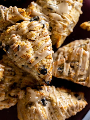 Maple Pecan Prune Scones by Baking The Goods