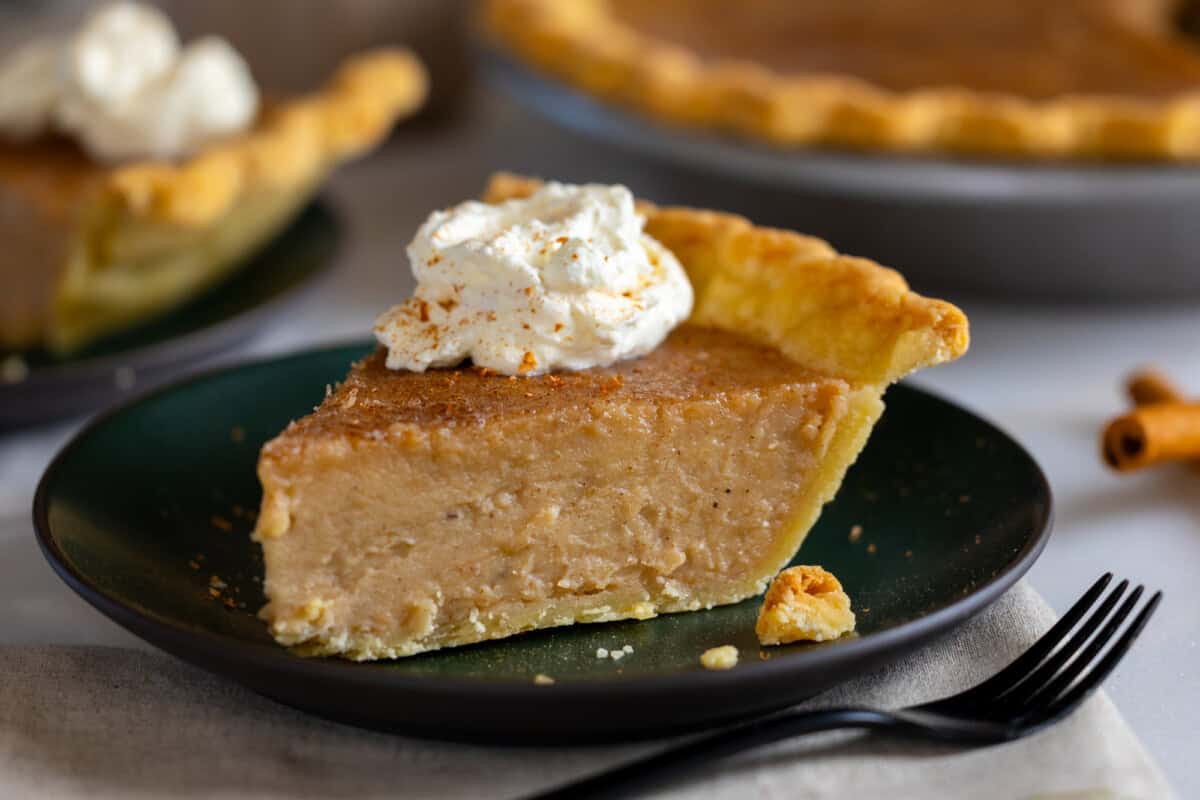 Hot Buttered Rum Sugar Cream Pie by Baking The Goods