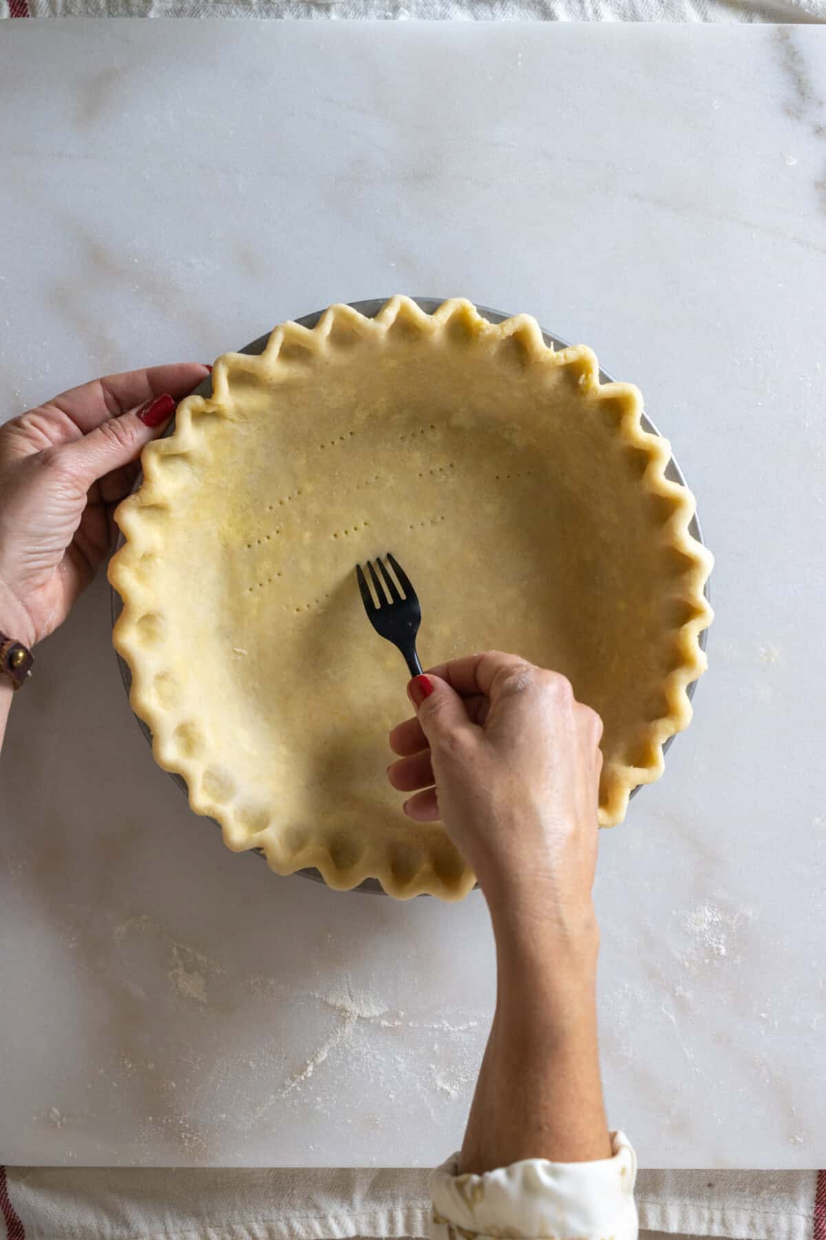 Docking pie shell