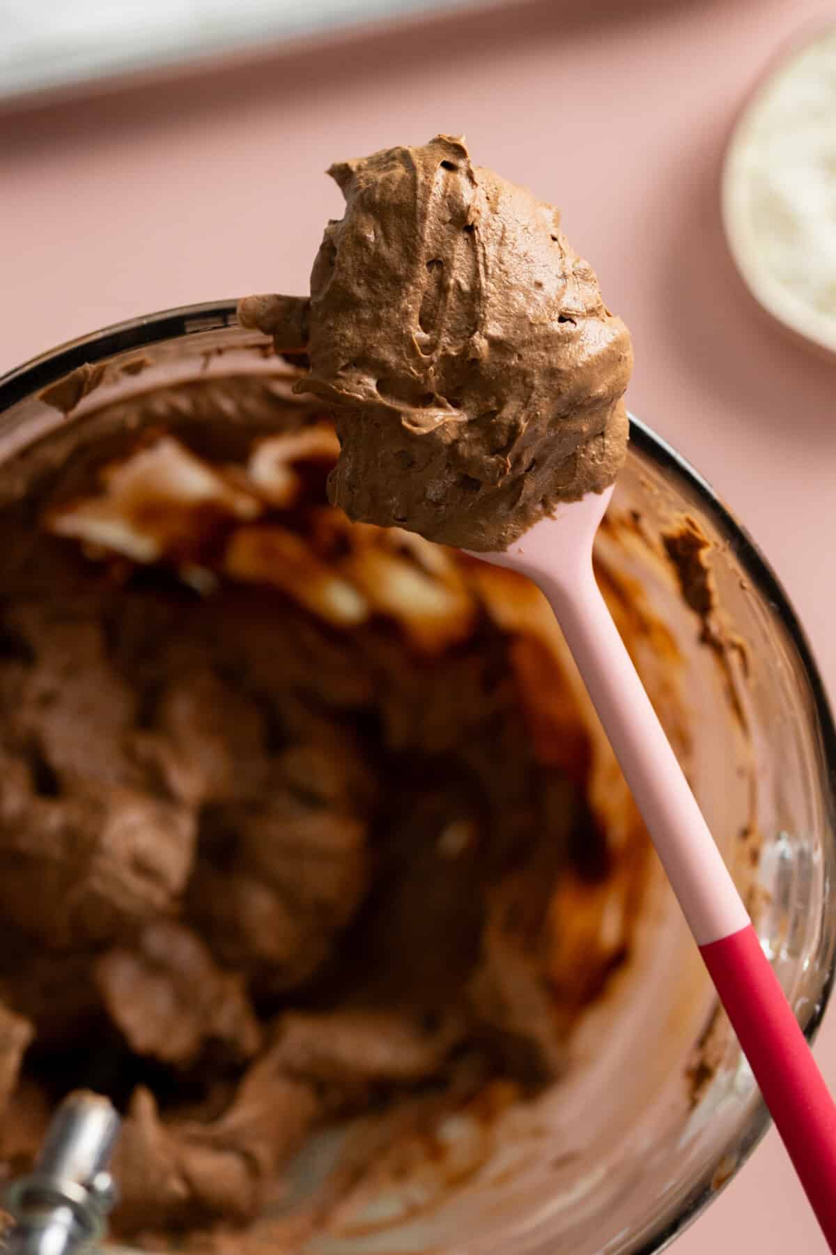 Blended Chocolate Sour Cream Frosting