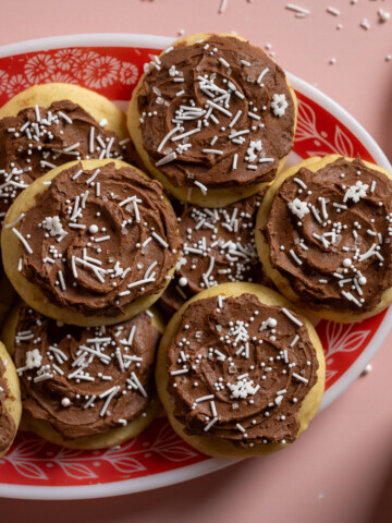 Sour Cream Cookies with Chocolate Frosting by Baking The Goods