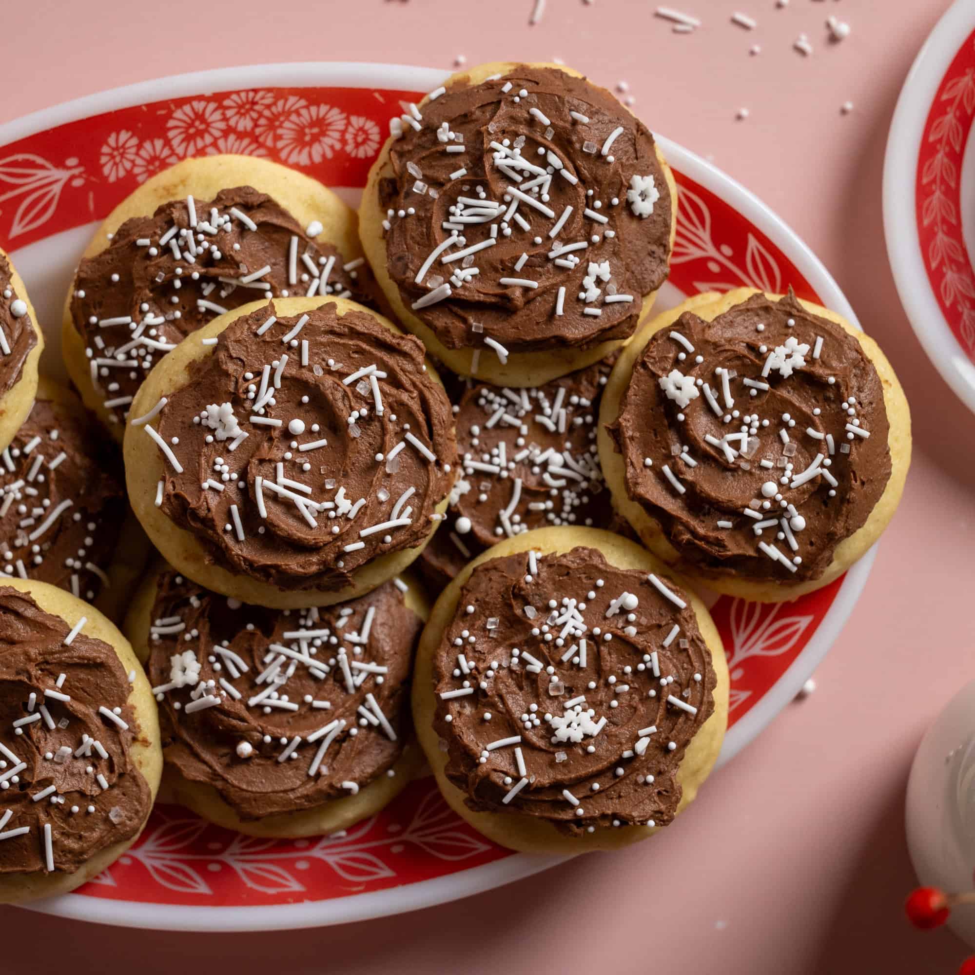 Sour Cream Cookies with Chocolate Frosting by Baking The Goods