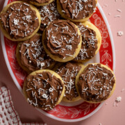 Sour Cream Cookies with Chocolate Frosting by Baking The Goods